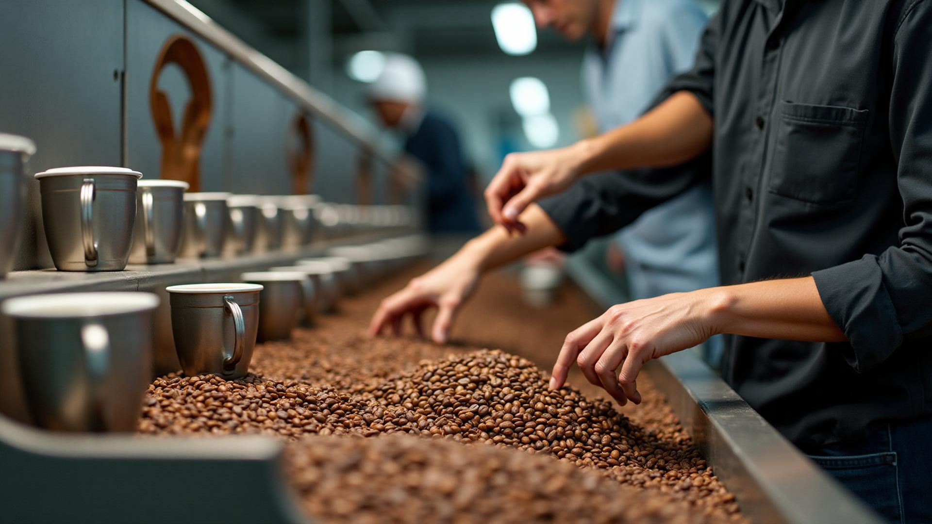 Coffee quality control and grading