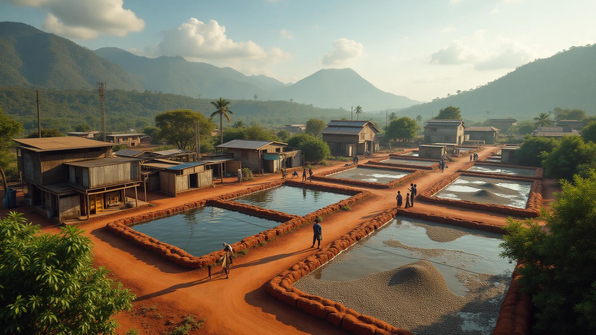 Coffee processing from farm to export
